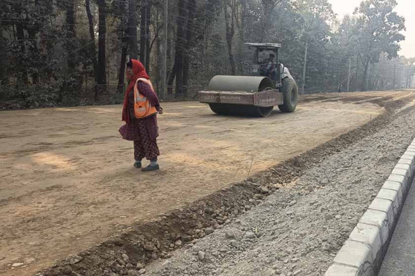 एसियन हाइवे निर्माण दुई वर्षमा ३५ प्रतिशत